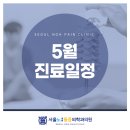 서울노마취통증의학과의원 | [공지] 서울노마취통증의학과 5月진료일정