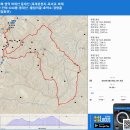 경북 영덕 바데산 동대산 (옥계유원지-옥녀교-바데산-안부-644봉-동대산 -물침이골-호박소-경방골 원점회귀) gpx [참고용] 이미지