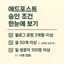 애드포스트 승인 조건, 포스팅 50개 없어도 될까? 블로그 수익화 리얼 후기