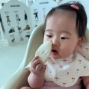작은한개 | 178일 아기 첫 떡뻥, 아이보리 백미 쌀과자 한 개 먹어본 후기