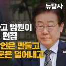 [특별기획] 이재명 판결문 분석2 / 검찰이 기획하고 법원이 눈감은 악마의 편집. 이재명 허위발언은 만들고 국토부 4차공문은 덜어내고 이미지