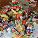 이마트 앞 | 이마트과자무한담기 후기 과자파티로 편의점앞 노상술판 레트로 감성