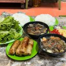 그늘막74 | 하노이 분짜 맛집 분짜항구앗 Bún chả 74 Hàng Quạt