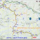 연곡리 저수지 중간 | 만뢰지맥1구간(엽돈재(34번국도)-만뢰산-장교현(21번국도)