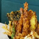 대전신세계백화점 맛집 5층 식당가 호시텐 텐동 함박 떡볶이 세트 후기
