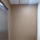 국방대학교 | 국방대학교 황산대 체력단련장 안내데스크 & 이미지월 설치공사｜따뜻한 분위기로 새롭게 변화한 로비 공간