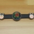 가죽 꽃팔찌 이미지