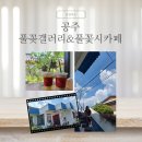 달콤꽃시루 | 공주 풀꽃갤러리&풀꽃시카페 - 산성시장 정지산유적지 한옥정원 감성카페
