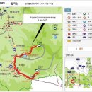 만수봉, 포암산, 덕주봉 등산지도(충북 제천) 이미지