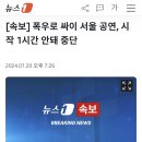 [속보] 폭우로 싸이 서울 흠뻑쇼, 시작 1시간 안돼 중단 이미지