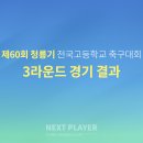 [U18][3라운드][경기결과] 제60회 청룡기 전국고등학교 축구대회 이미지