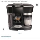 가격 내림) 카푸치노 라테 머신. Keurig Rivo Cappuccino and Latte System 이미지