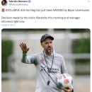 [파브리지오 로마노] 레버쿠젠, 텐하흐 경질 이미지