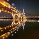 팔달대교 야경 이미지