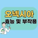오넥시아 리얼 후기 복용법과 부작용