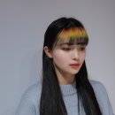 무지개헤어 이미지