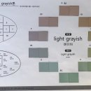 [조색] 명도, grayish , light grayish 톤 이미지
