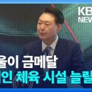 윤석열 대통령, 땀방울이 금메달 장애인 체육시설 증가도 약속 이미지