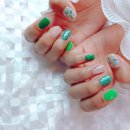 뭉블리속눈썹 | [이달의아트] 초록초록 상큼한 네일 / 인천논현동 호구포역 “뭉블리네일”