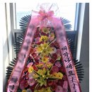 백합미용실 | 경기 광주 미용실 개업 축하화환 당일배송 꽃배달 실제 후기