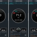 갤S10+ LTE, WI-FI / 갤S10 5G 속도테스트 이미지