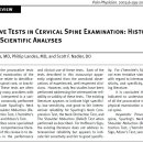 Provocative Tests in Cervical Spine Examination 이미지