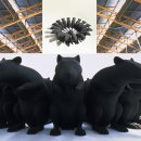 카타리나 프리치 - 쥐왕Rat King,1993년,폴리에스트 수지Polyester resin, paint,280x1300cmx16Each 이미지