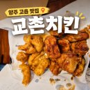 초록마을 양주고읍점 | 양주 고읍 맛집 교촌치킨 레드허니 순살 치맥 후기 배달 야식추천
