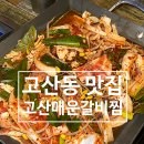 고산 매운 갈비찜