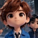 유체이탈 팬심으로 만들어본 AI cartoon 이미지
