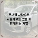 경찰서 | 무보험 차량으로 교통사고를 냈을 때 받게 되는 처벌