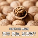 건강한 토양에서 재배한 호두효능과 하루 권장량. 이미지