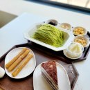 다대식당 | 부산 디저트 사실빙 다대 :: 녹차 실타래빙수+케익+츄러스