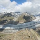 알레치 (Aletsch) 빙하 이미지