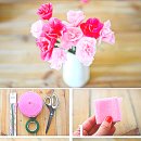 페이퍼 플라워아트 이미지