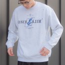 꾸안꾸 데일리웨어 원스마일(ONCE MILE) 맨투맨 스웻셔츠 위트 있는 유스한 캐쥬얼 디자인