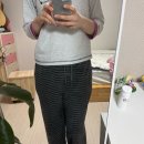 스웨트짐 | [스파오 프렌치테리]와이드스웨트팬츠 차콜 후기❤️‍🔥(내돈내산,스파오 스트라이프 팬츠)