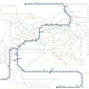청량리역으로 지나는 전철1호선, 중앙선 노선표및 열차시간표, 전철5호선,전철2호선 노선표, 이미지
