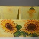 냅킨아트 연필꽂이 이미지