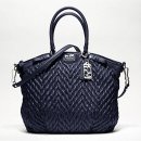 COACH 코치 18634 MADISON QUILTED CHEVRON NYLON LARGE LINDSEY (코치 18634 매디슨 퀼티드 쉐브론 나일론 라지 린지) 이미지