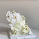 천안 불당동 델리시아케이크/ 천안 생화케이크
