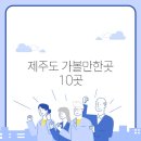 제주도 가볼만한곳 10곳, 현지인이 추천하는 진짜 명소만!
