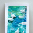 성인수채화 | 일산취미미술 수채화 , 과슈 클래스 수강생작 후기 휴아뜰리에 성인취미미술