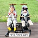 개키우는 언니 | 에이블 유모카 플러스 쌍둥이 커넥터 사용 후기 연년생 2살터울 유모차 추천