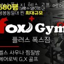 플러스폭스짐 헬스 골프 에어로빅 G.X 이미지