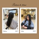 5148 | 상봉역 미용실 바오헤어 지원 디자이너 C컬펌 매직 후기