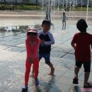 까치공원 바닥분수 이미지