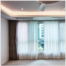 수원-1780 | 차르르 쉬폰으로 완성된 감성 카페, 수원커튼 시공 후기