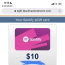 Spotify $10 credit (only personal premium account, not valid for group)(완료) 이미지