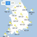 [오늘 날씨] 전국 구름 많고 곳곳 소나기, 미세먼지 주의 (+날씨온도) 이미지